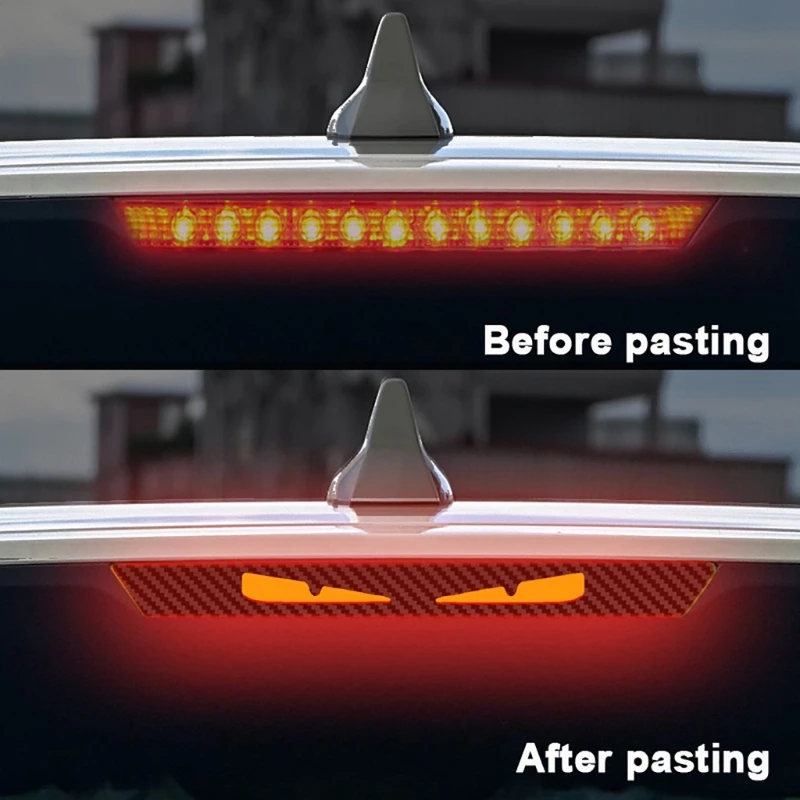 H3CE Tail Light Sticker Heat Resistant Vinyls Decal With Sun Adhesive Decal For Automotive Customization