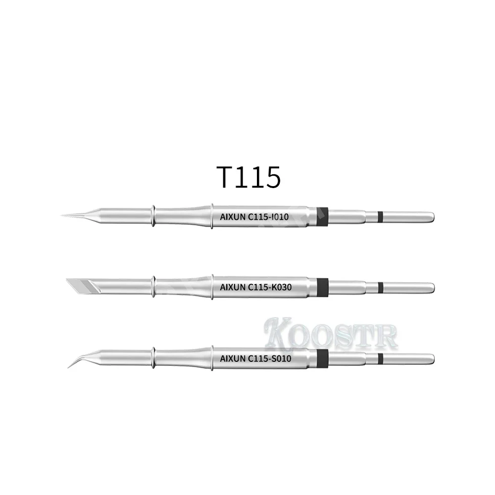 AiXun C210 سبيكة لحام نصائح استخدام T3A T3B C210 مقبض متوافق Jbc أشعة الشمس Maant GVM OSS محطة لحام طرف لحام