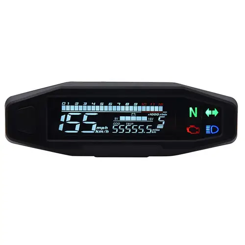 Imagen 2 del producto Nuevo Velocímetro de motocicleta, medidor de aceite, tacómetro, medidores digitales universales, grupo de instrumentos, indicador de luz intermitente