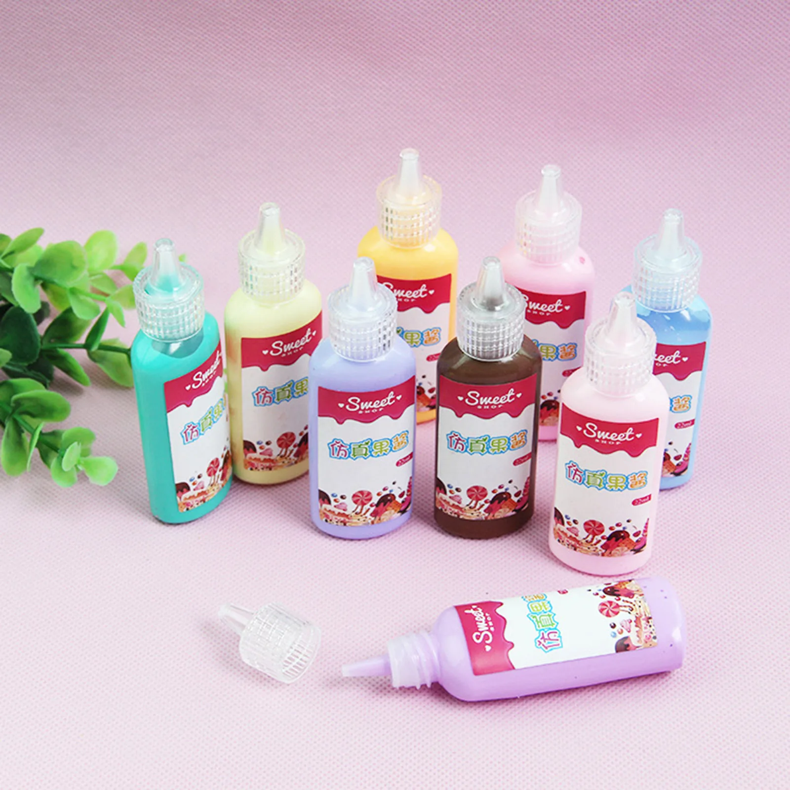 22ml Resin DIY Cream Fake Whipped Clay Glue Gel Mobile Shell DIY Craft Soft Clay Decoration Imitation Jam Mosaic Making