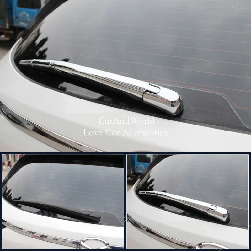 Rear Window Wiper Cover Tail Windshield Screen Protector Trims ABS Chrome Car Accessories For Mazda CX-5 CX5 2013-2023