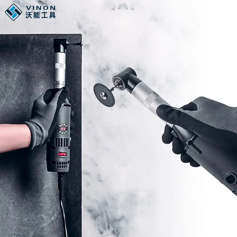 Micro Elbow Grinder Electric Mini Angle Grinder Cutting Clear Seam Polishing Abrasives Corner Chamfering Tool