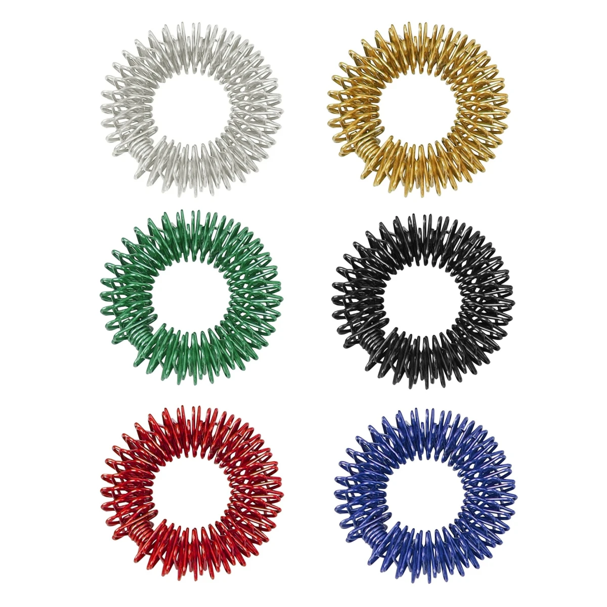 مناسبة للمراهقين البالغين مخفض الضغط الصامت ومدلك الإصبع لتخفيف التوتر ألعاب الأصابع الدائري #1