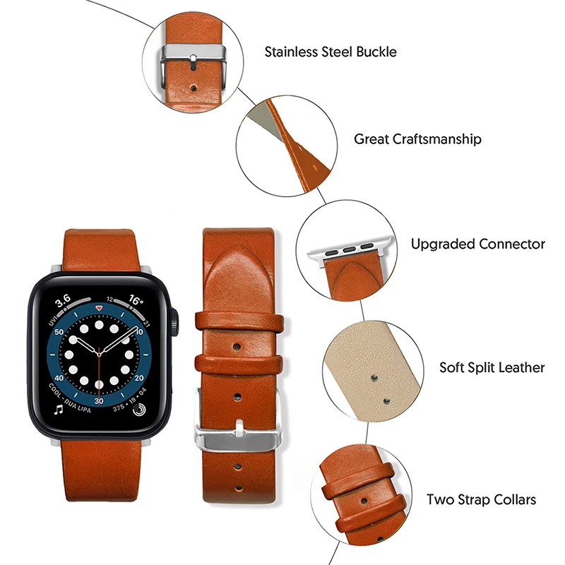 49 مللي متر 42 مللي متر 38 مللي متر الساعات سوار iWatch الترا سلسلة 8 5 6 7 4 3 se النفط حزام من الجلد ل سوار ساعة أبل 44 مللي متر 40 مللي متر 45 مللي متر 41 مللي متر