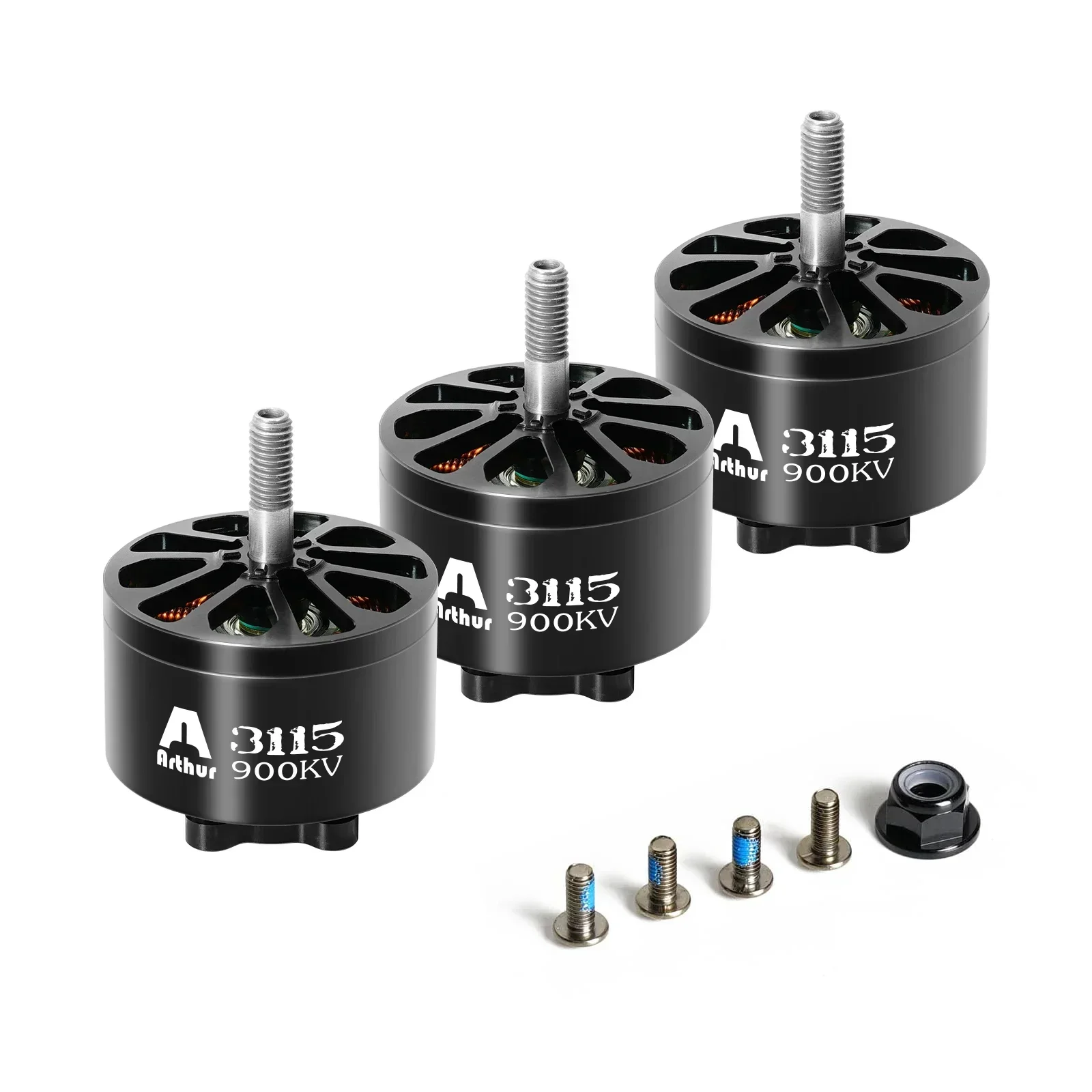 

FLASHHOBBY A3115 3115 900KV Brushless Motor 6S LIPO for FPV Freestyle 9inch 10inch Long Range Cinelifter Drones RC Model