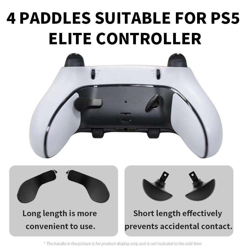 10-in-1 พลาสติก Thumbstick จอยสติ๊กสําหรับ PS5 Edge Controller Analog จอยสติ๊ก 6 Swap Stick 4 Paddle และ D-Pad อุปกรณ์เสริม