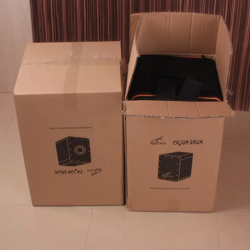 CL12N Cajon กล่องกลอง BIRCH ไม้เหล็กเครื่องดนตรีกลองชุด Professional Drumset Cajon กลองกล่อง