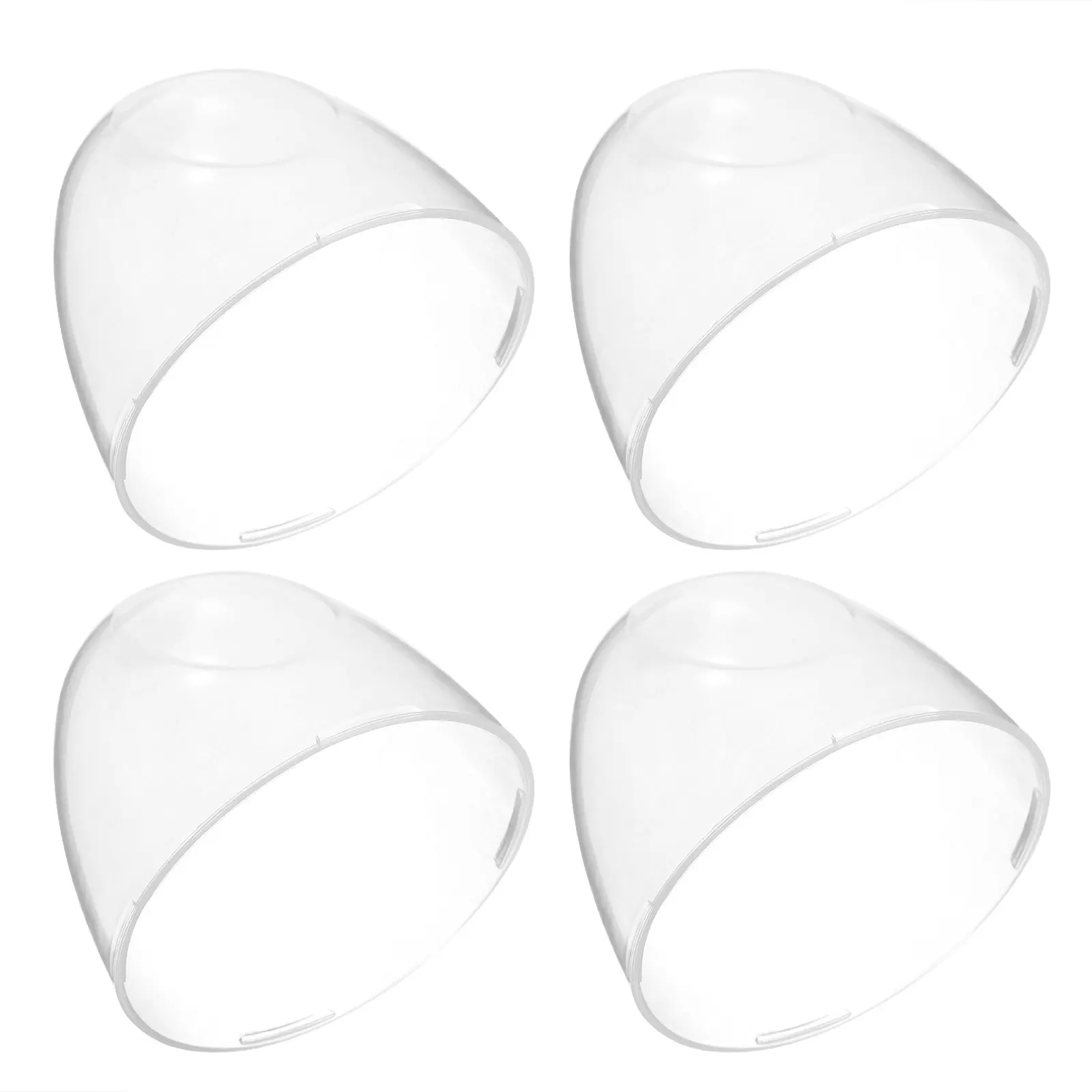 

4Pcs Baby Bottle Replacement Caps Leak Proof Wide Mouth 50Mm Milk Bottle Lids Reusable Plastic Feeding Bottles Lids