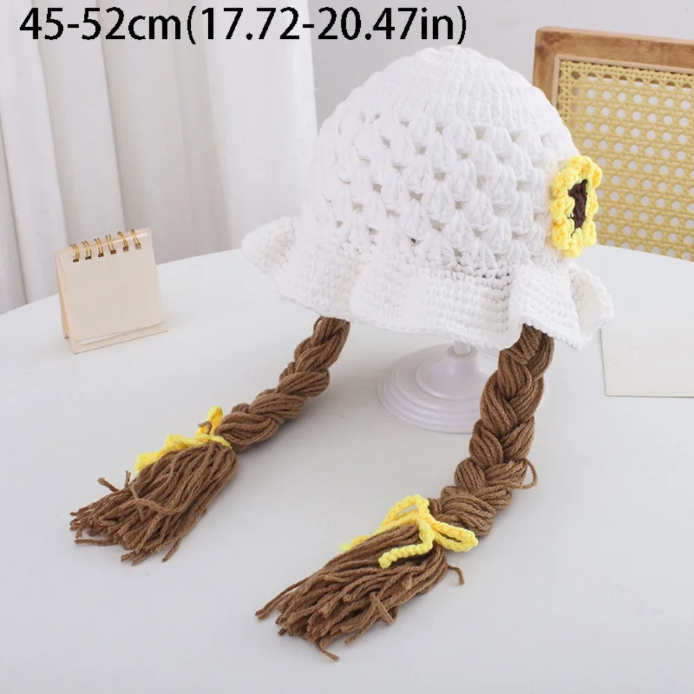 

Розовая шерстяная шапка с бантом, вязаная вручную с косами, плетеная ушанка ручной работы, плетеная дизайнерская шапка в стиле девочек, вязаная крючком шапка, шапки