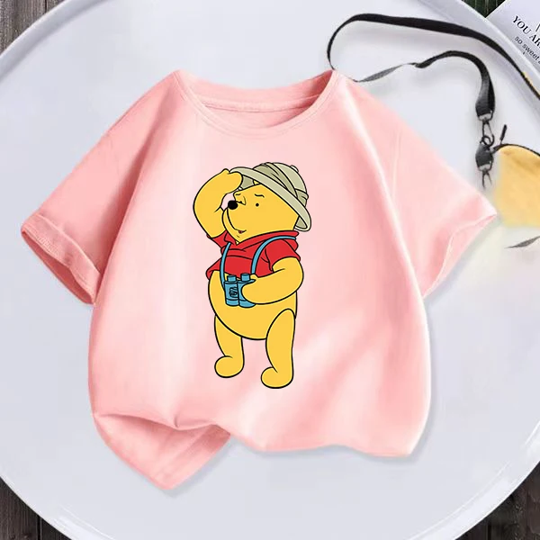 

Disney Winnie the Pooh summer Children's Fashion T-shirt