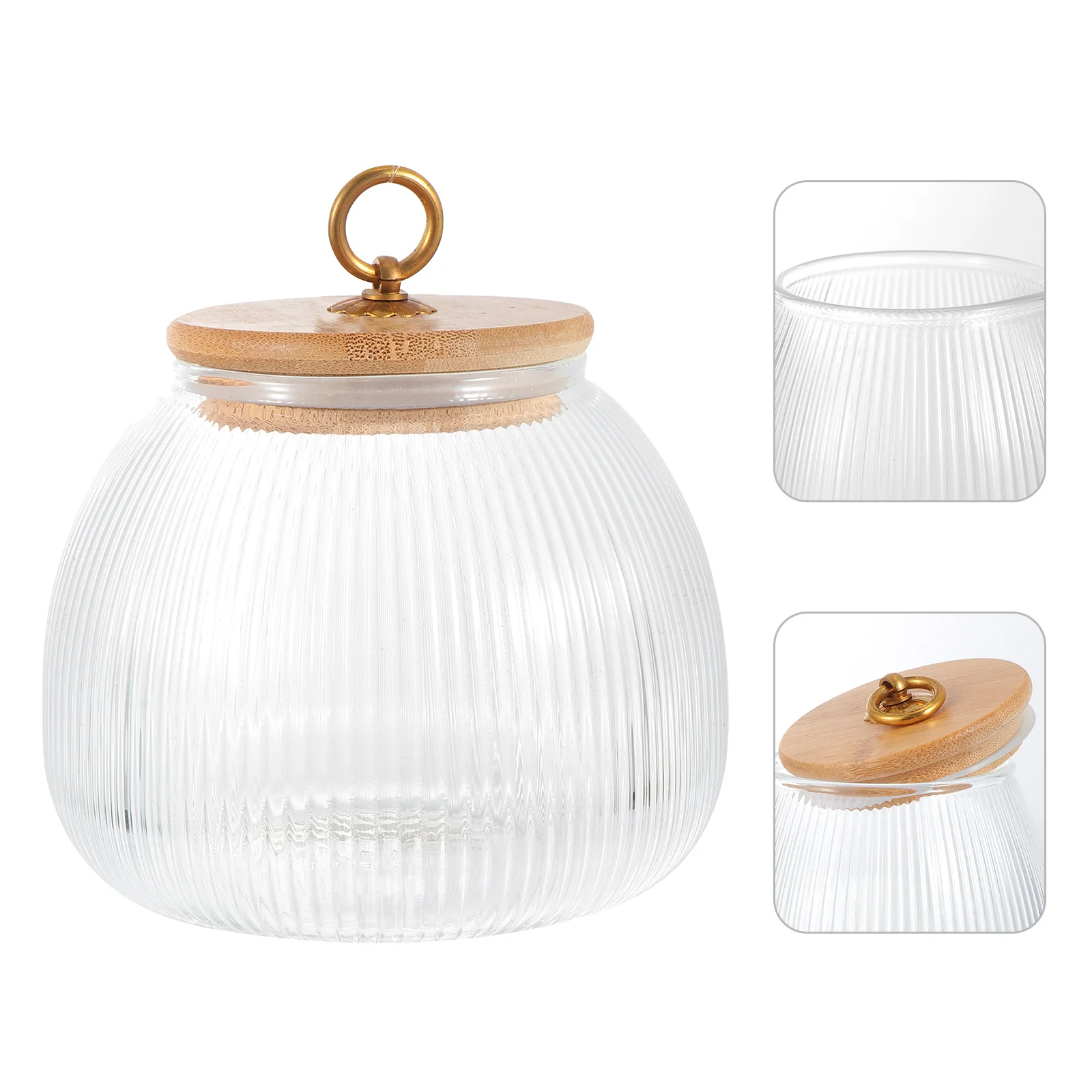 

1Pcs Airtight Sealed Kitchen Storage Jar Food Container Snack Rice Nuts Cereals Storage Box Moisture Proof Keeper