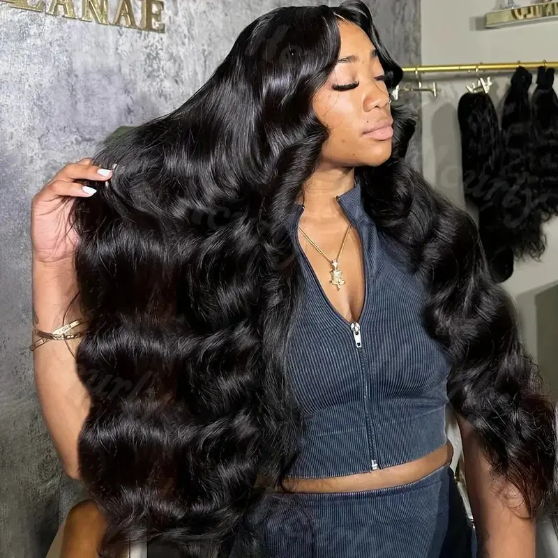 Rosabeauty Body Wave 13X6 HD Lace Frontal Wig 13X4 Front Human Hair 5X5 Closure Glueless Wig 250 Density For Women