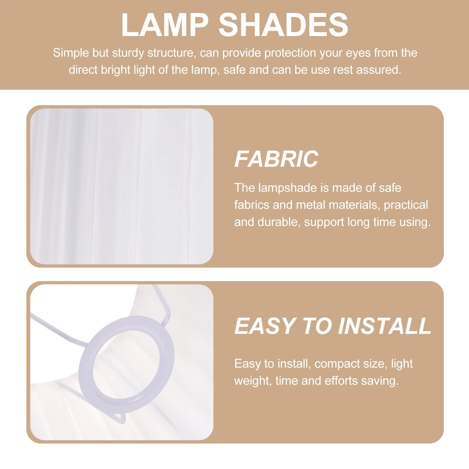 

Fabric Lampshade Table Lamp Cover Soften Light For Bedroom Living Room Hotel Home Decor E27 Compatible Modern Design