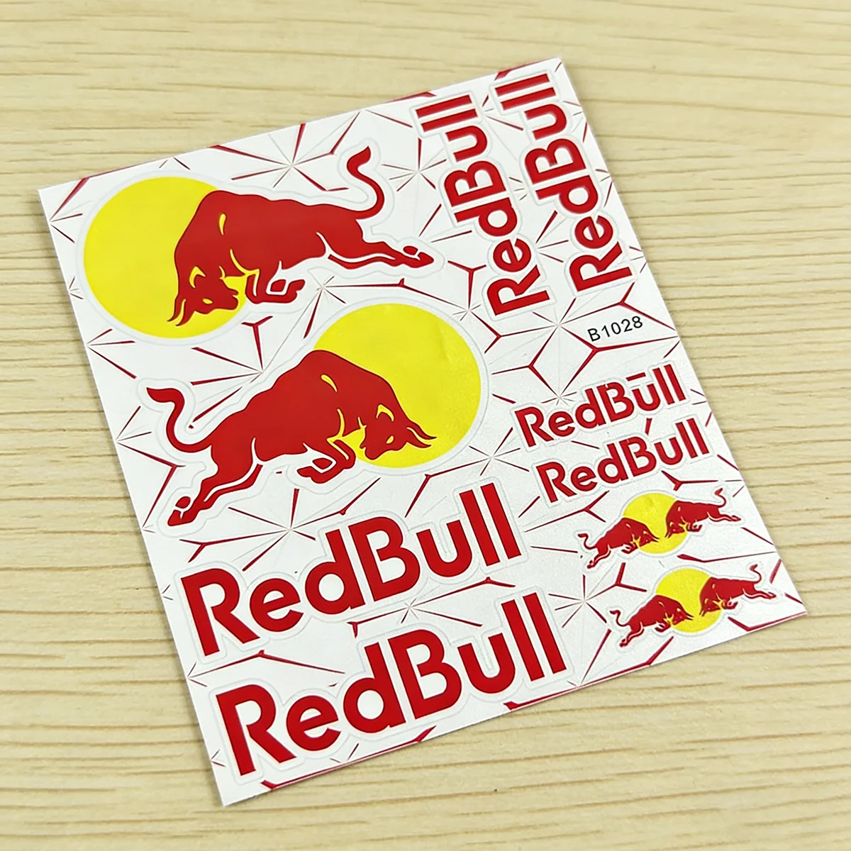 

Red Bull Logo Reflective Helmet Decal For KTM DUCATI BMW Motorcycle Bike Tank Sticker