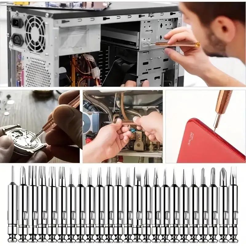 Precision Screwdriver Set 25 In 1 Multipurpose Tool Kit for Household Electronic Device Fix Repair