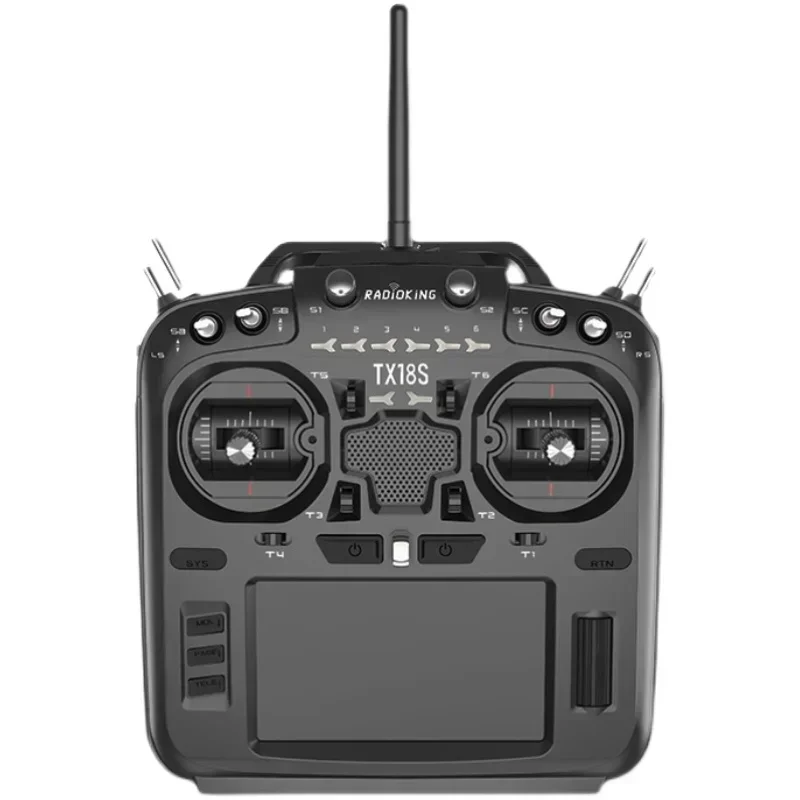 RADIOKiNG TX18S Hall Sensor Gimbals 2.4G 16CH Multi-protocol RF-systeem EdgeTX / OpenTX-zender voor RC Quadcopter