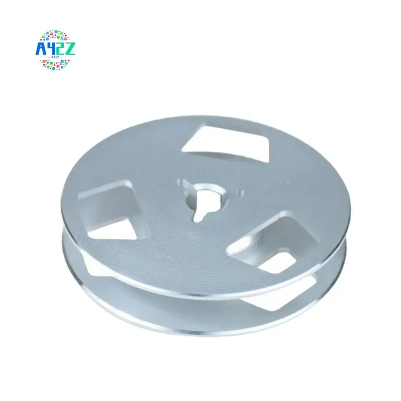 بكرة تناول الطعام A42Z-1/4 مقاس 2.5 بوصة، بكرة مفتوحة من المعدن للأجهزة، 3 فتحات مقاومة للرياح، بكرة شريطية فارغة 2.5 بوصة