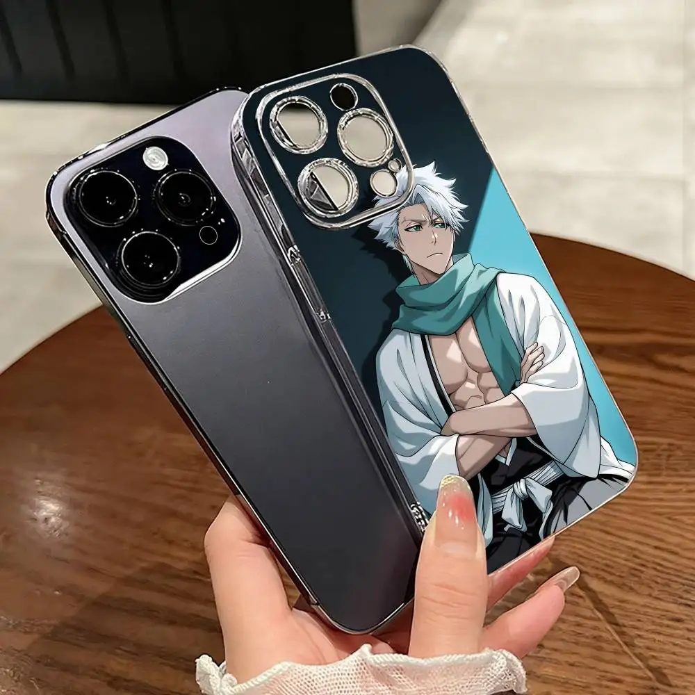 

B-Bleachs K-Kurosaki-i Phone Case For iPhone 17 16 15 14 13 12 11 Mini Pro Max Plus Transparent Cover