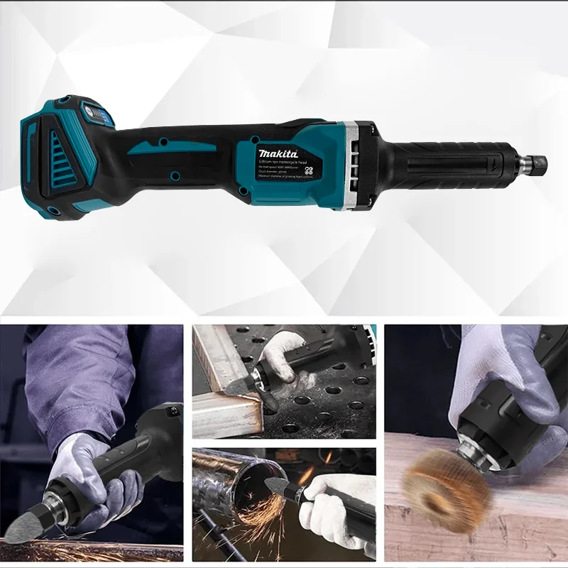 Makita Brushless Die Grinder 4-Speed Angle Grinder Cordless Handheld Grinding Machine Polishing Rotary Electric Engraving Tool