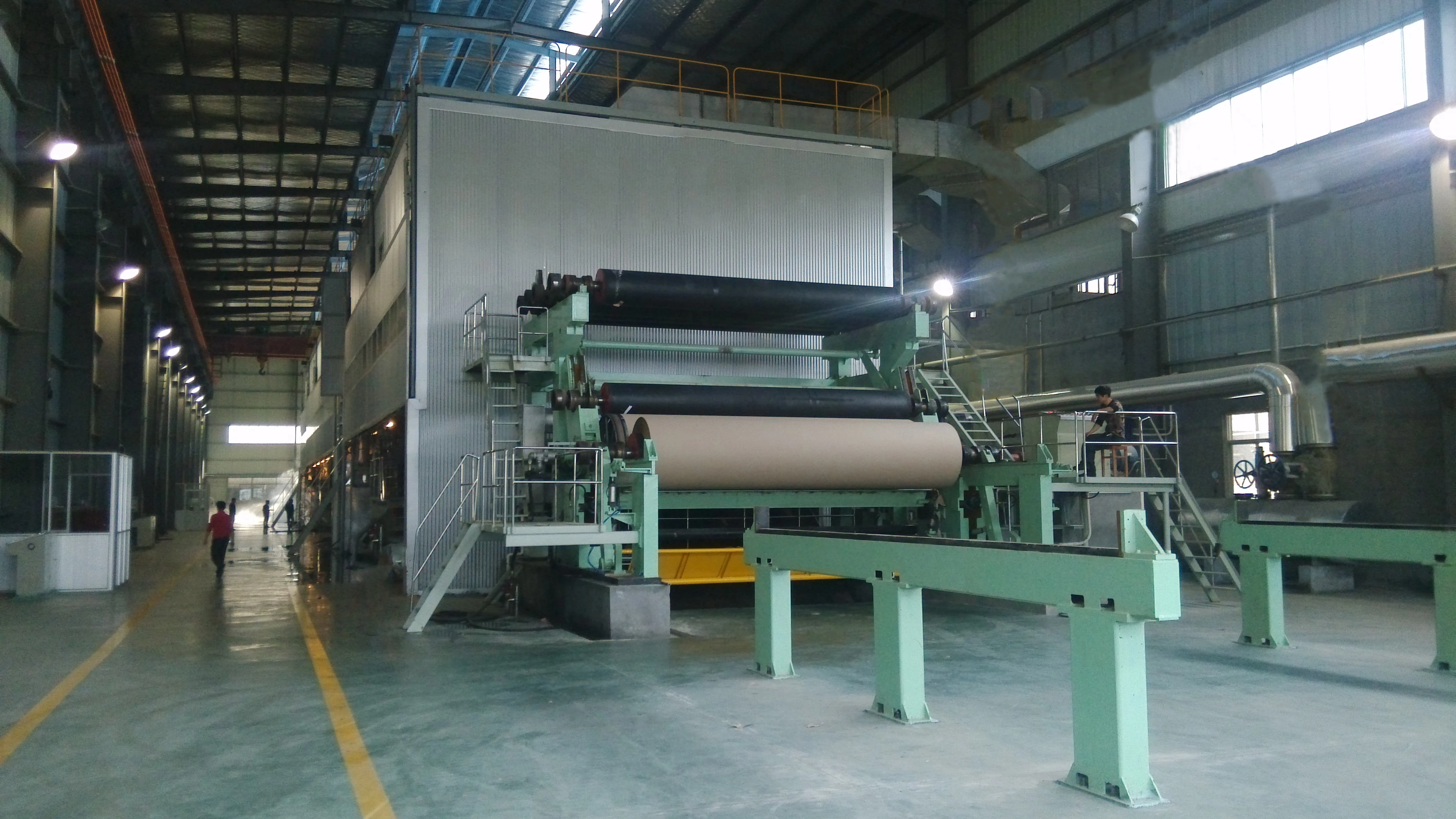 Full Automatic Toilet Paper Machine Rice Straw Paper Making Production Equipment High Speed Craft Paper Maker Machinery