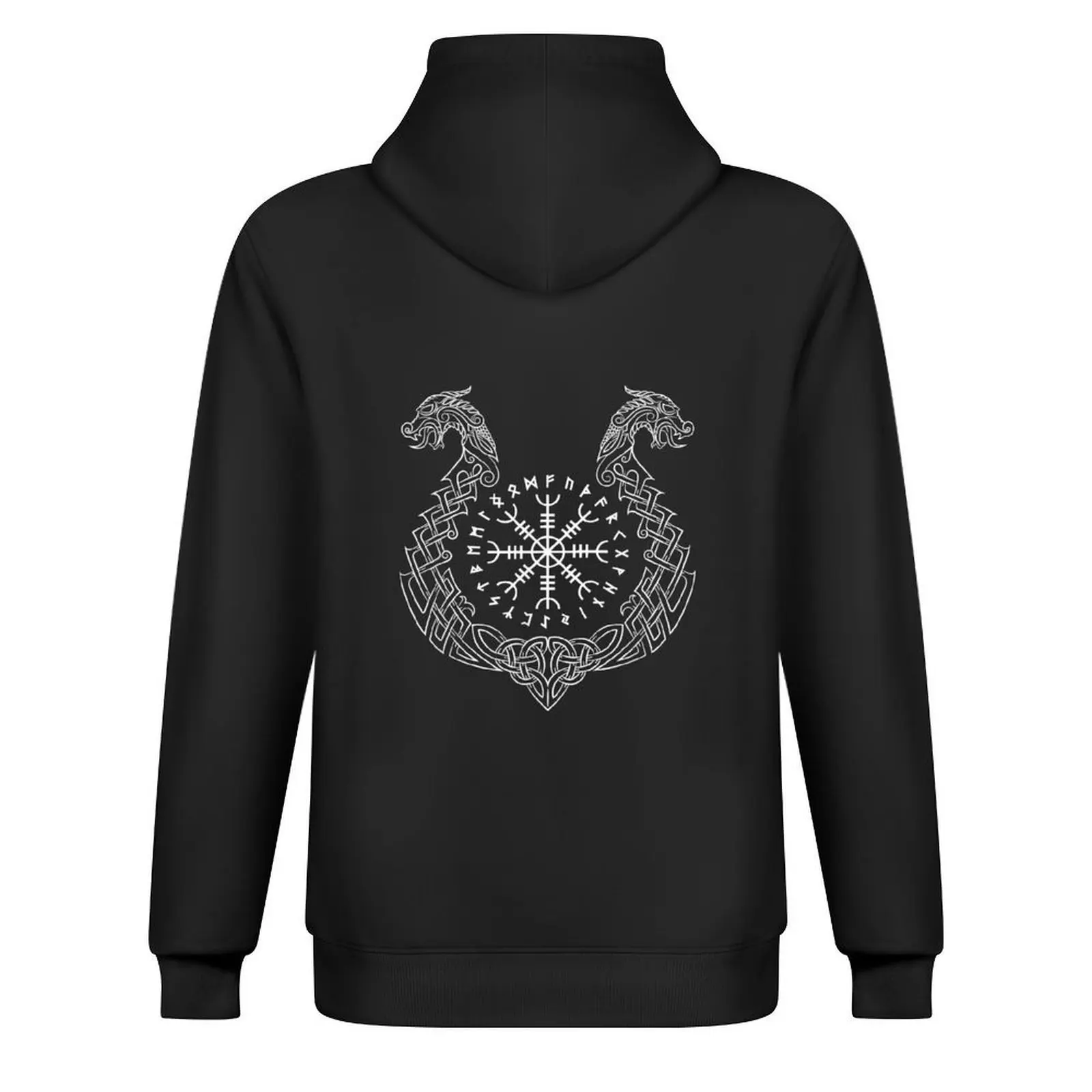 فايكنغ هيلم أوف أوي هوديي ملابس الخريف والشتاء ملابس أنيمي أزياء الرجال هوديي ملابس الشارع #3