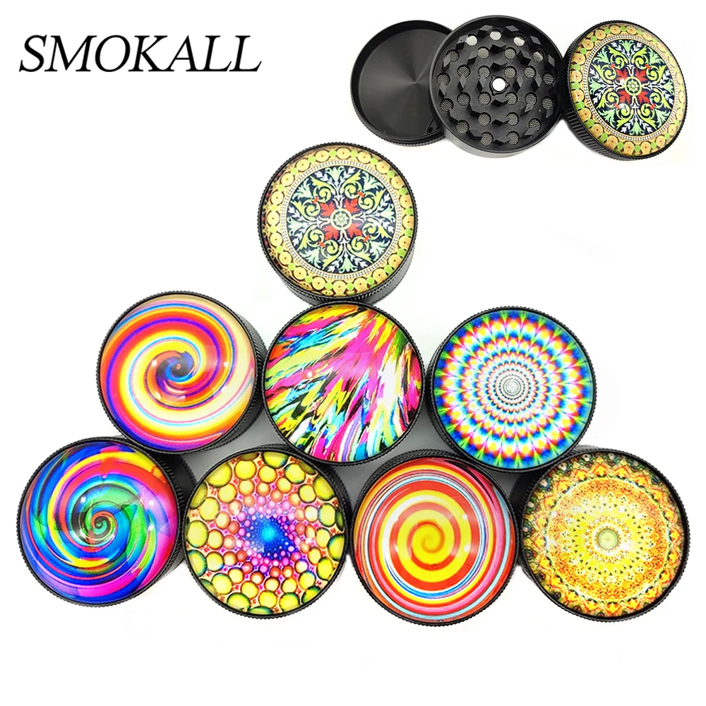 

10Pcs 50mm Herb Grinders Resin Grinder For Smoking Mill Grass Spice Crusher Pipas Fumar Hierba Smoke Tobacco Accessories