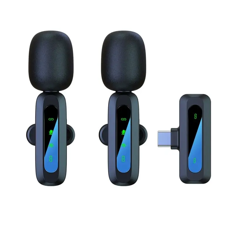 

Беспроводной петличный микрофон BTLIFE, портативный микрофон для записи звука с шумоподавлением, для мобильных телефонов/компьютеров/планшетов