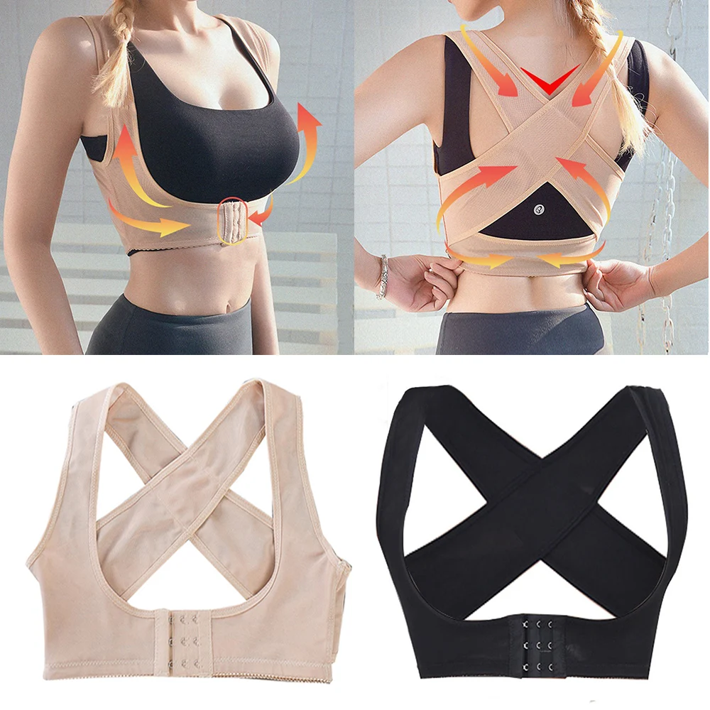 

Support Shaper Belt Bra Back Shoulder Support Brace Posture Correction Invisible Body Shaper Corset Adjustable Shoulder Back Bra