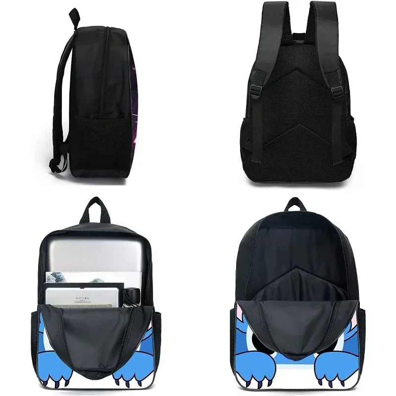 Anime kawaii Cartoon Stumble Guys Crash Party Borsa da scuola Zaino per bambini Borsa per matite Borsa da scuola per cartoni animati Kawaii Mochila