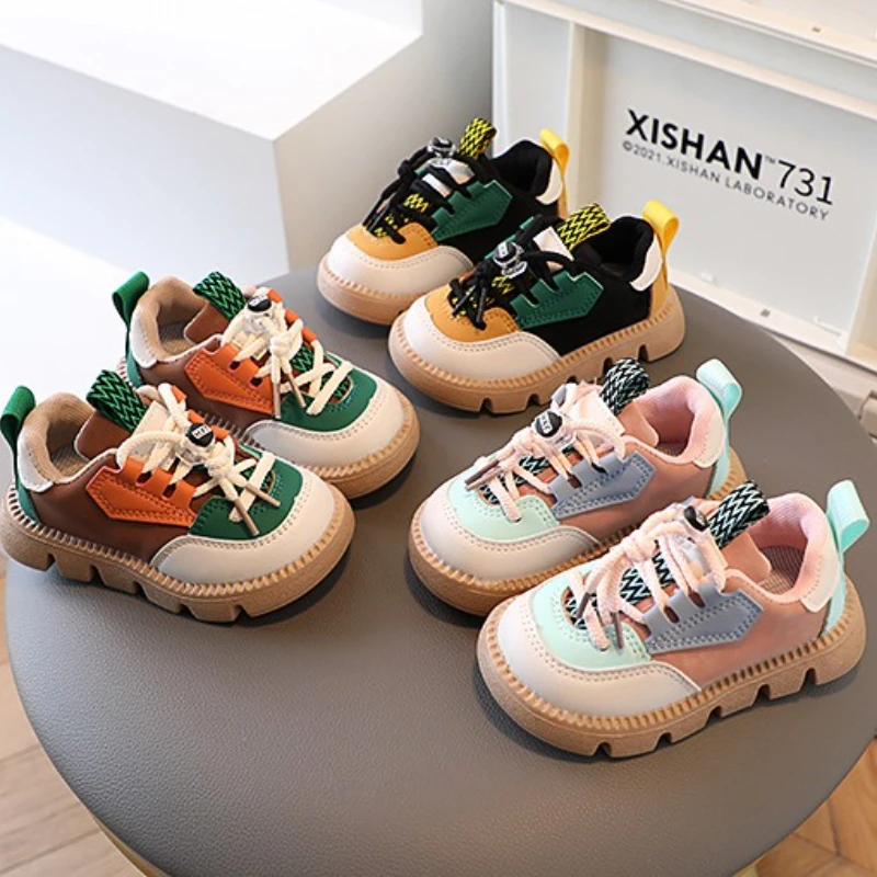 

Children's Sports Shoes Baby Soft Soled Walking Shoes Girls Single Shoes Spring and Autumn Girl Baby Shoes Boy Casual Shoes Soft