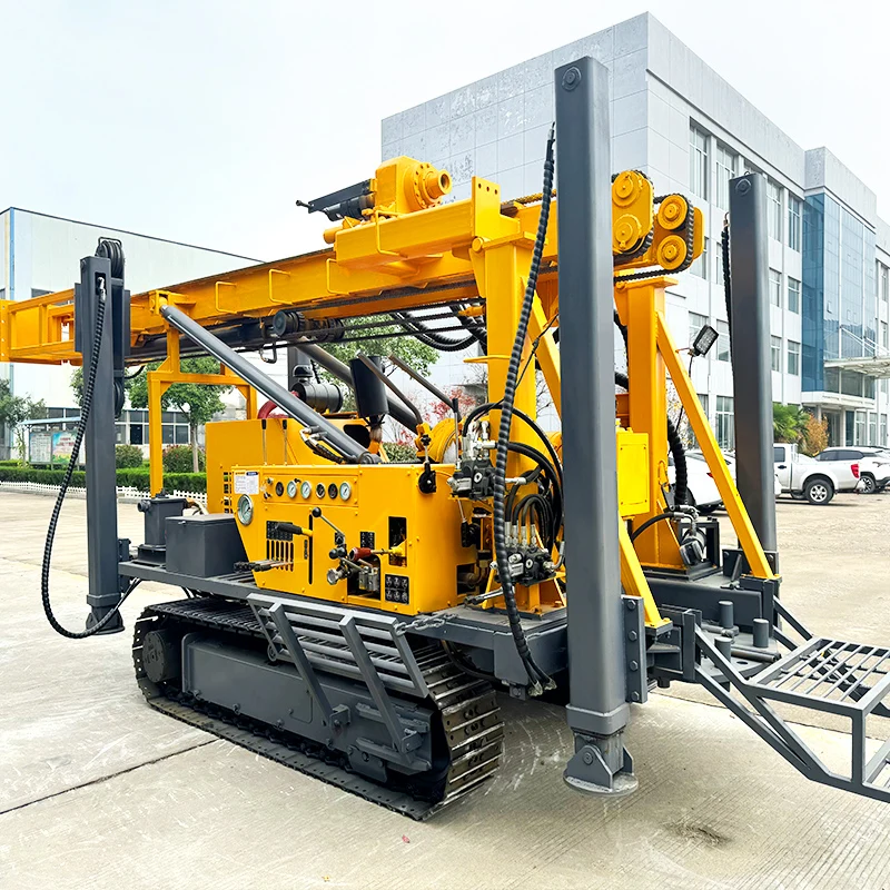 Customized Crawler & Wheel Mounted Top Drive Rotatory Geotechnical Engineering Exploration 1150ft Depth Well Mining Drilling Rig