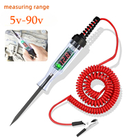 Auto 6V 24V Voltage Circuit Tester Tools Max 90 Probe Test Pen Car Truck Diagnostic Digital Display Electric Measuring Pen Tools