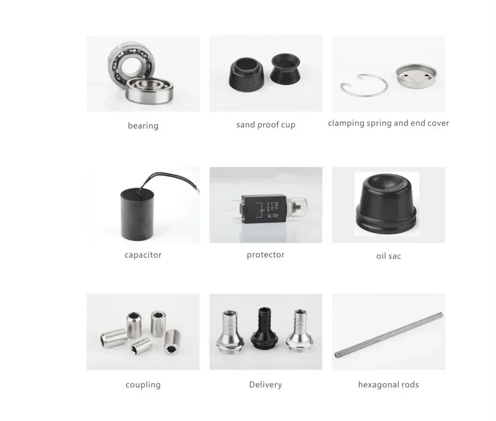 3QGD1-250 Screw Solar Pump Electric Oil -cooled Deep Well Pumps Water Borehole Submersible Pump For Agriculture Use