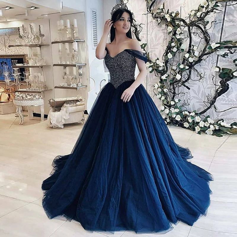 Ball Gown Beaded Quinceanera Dresses Plus Size Princess Women Girl Corset Sweet 16 Masquerade Prom Dresses For 15 Years