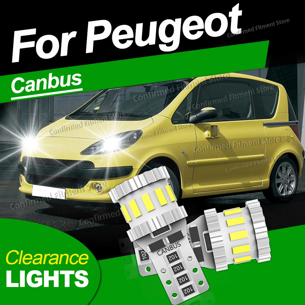 Luz LED de liquidación Canbus T10 para Peugeot 1007 107 206 207 306 307 CC SW 4007 4008 407 508 607 807 Bipper Tepee Expert Partner