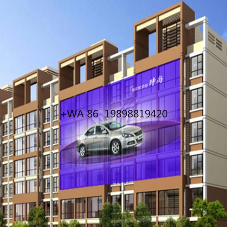 3d Flexible Indoor Outdoor Holographic Transparent LED Screen for Glass Window Display