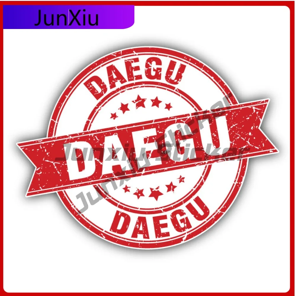 

Daegu Creative Sticker Travel Stamp Car Decal Bumper Stickers Funny Style Window Use For Rear Window Auto Styling Accessory A