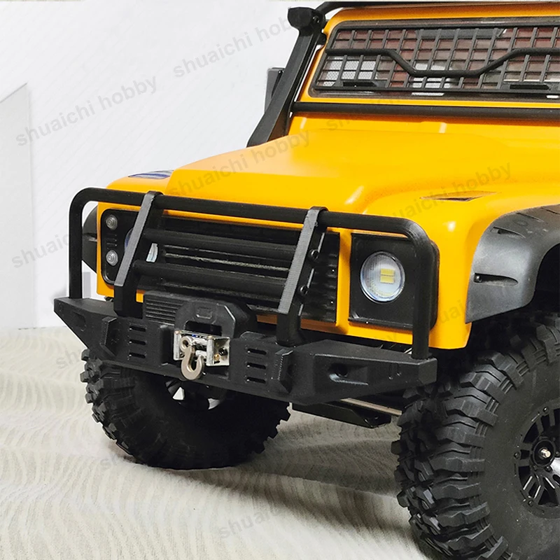 1Set For MJX H8H Car Model Front Bumper Kit PLA/TPU Material Anti Collision Fittings RC Crawler Vehicle Modification Accessories