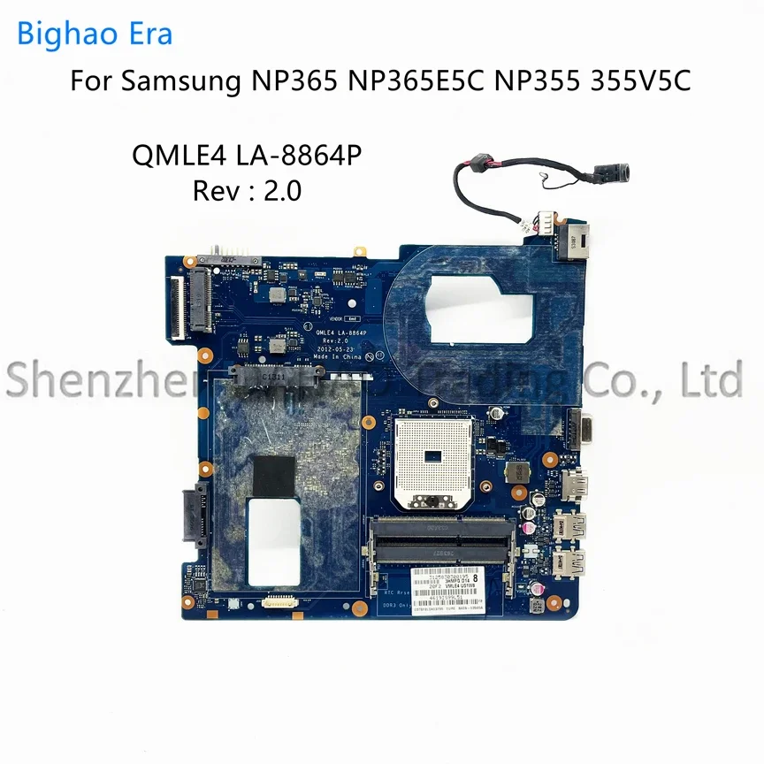 

QMLE4 LA-8864P NP365 NP355 NP355V5C 365E5C Материнская плата для ноутбука DDR3 BA59-03565A Полностью протестирована