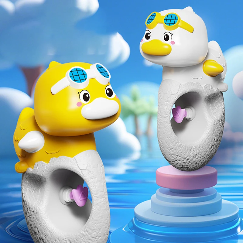 

Портативная ручная игрушка для животных, водяной брызг, утка, распылитель воды, летняя уличная пляжная игрушка для плавания с белкой воды для мальчиков и девочек, подарок