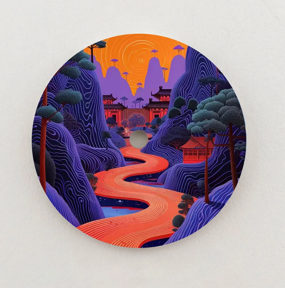 NH35 Dial 28.5mm Dial Colorful Natural Scenery NH36 Dial Colour Dial Fit NH35/NH36 Movement Watch Parts Replacement Custom LOGO