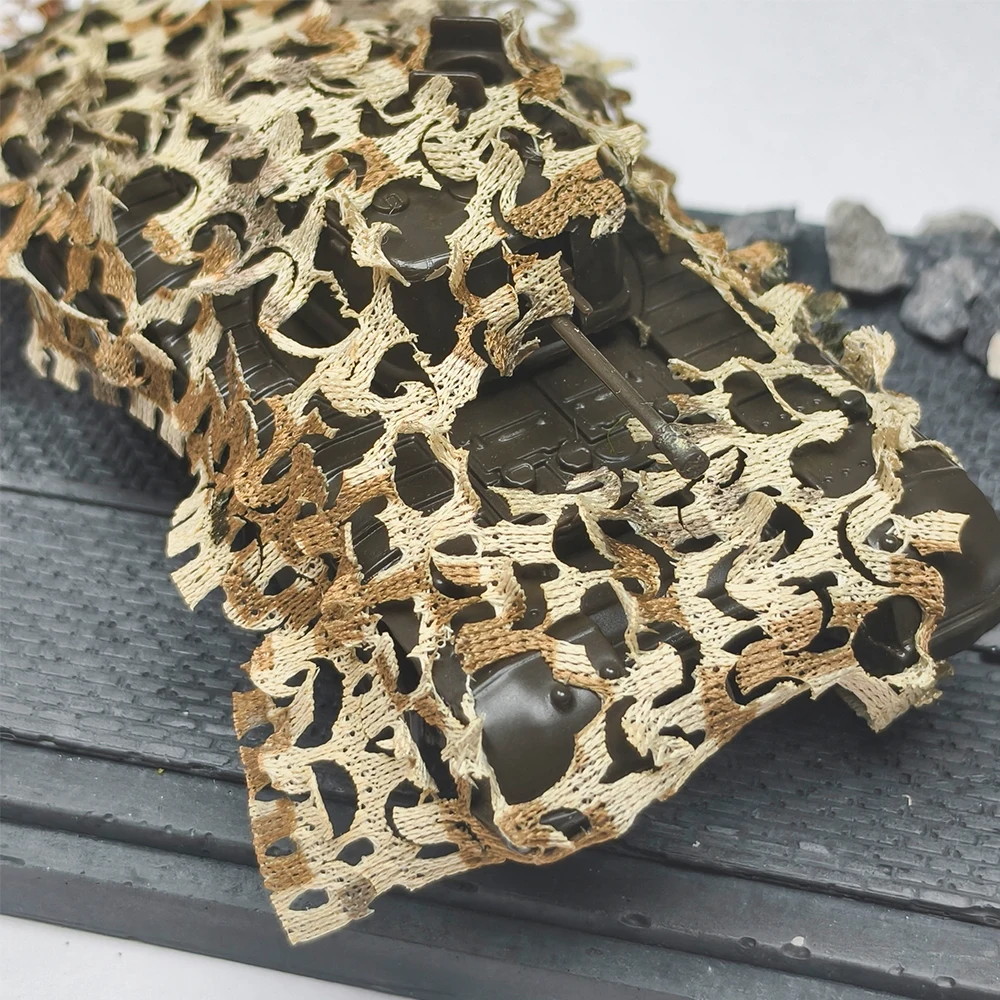

Model Camouflage Net For Military Tank Vehicle Trunk Model Building Scene Masking Decoration Ultra-thin Cuttable DIY Accessory