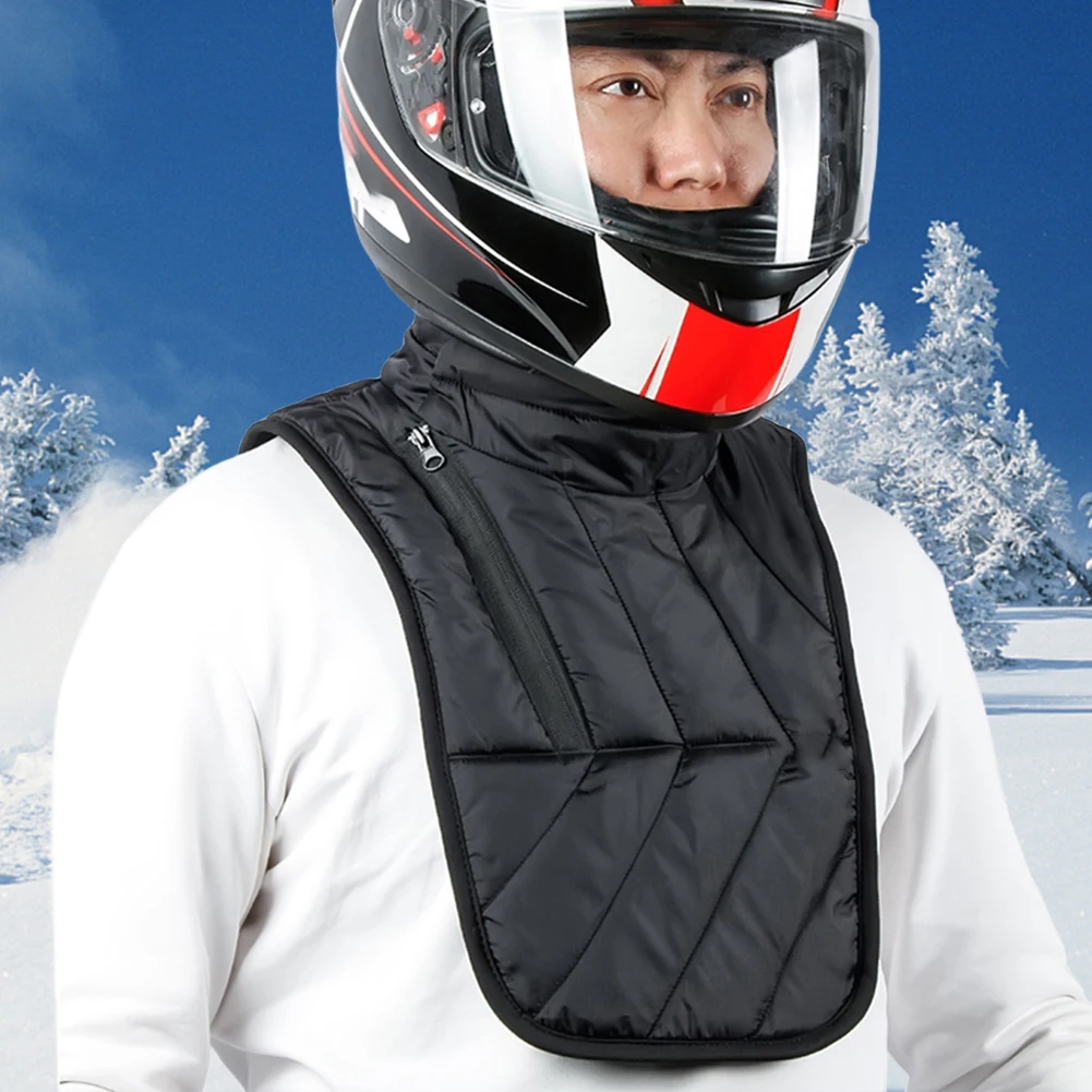 Inverno motocicleta pescoço peito mais quente universal das mulheres dos homens à prova de vento moto cachecol quente balaclava moto pescoço manto para ciclismo