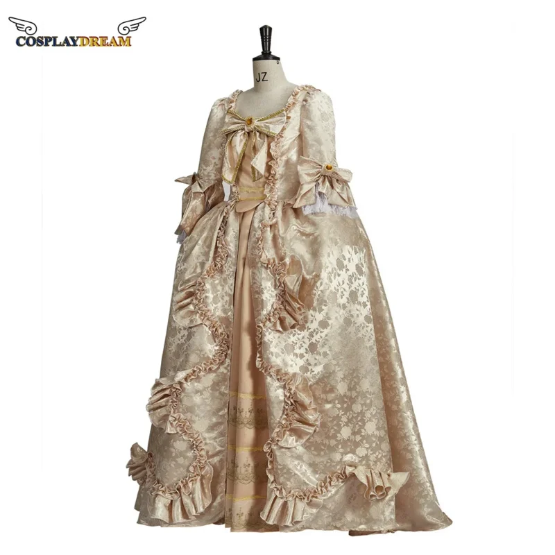 (In stock)Queen Charlotte cosplay dress WOMEN'S Rococo ball gown Queen Charlotte resert era fancy dress luxury long dress hs9137