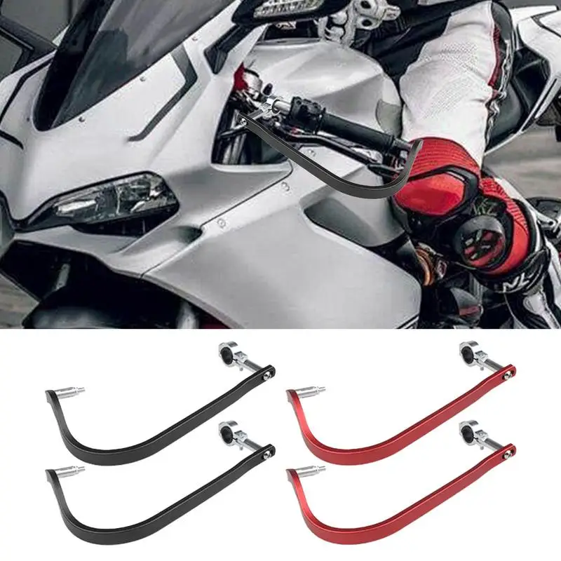 Motorcycle Brake Clutch Levers Guard 2PCS Handlebar Brake Clutch Lever Hand Guard Protector Aluminum Alloy Hand Lever Guards For