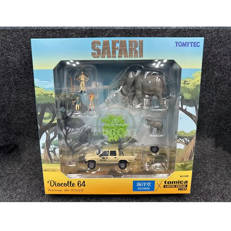 جديد في المخزون Tm Tlv 1:64 سفاري تويوتا هايلكس الوحش لمشاهدة معالم المدينة سبيكة مصغرة دييكاست نموذج Tlv سيارة المفاجئة 28a 29a لعب الاطفال هدية #6