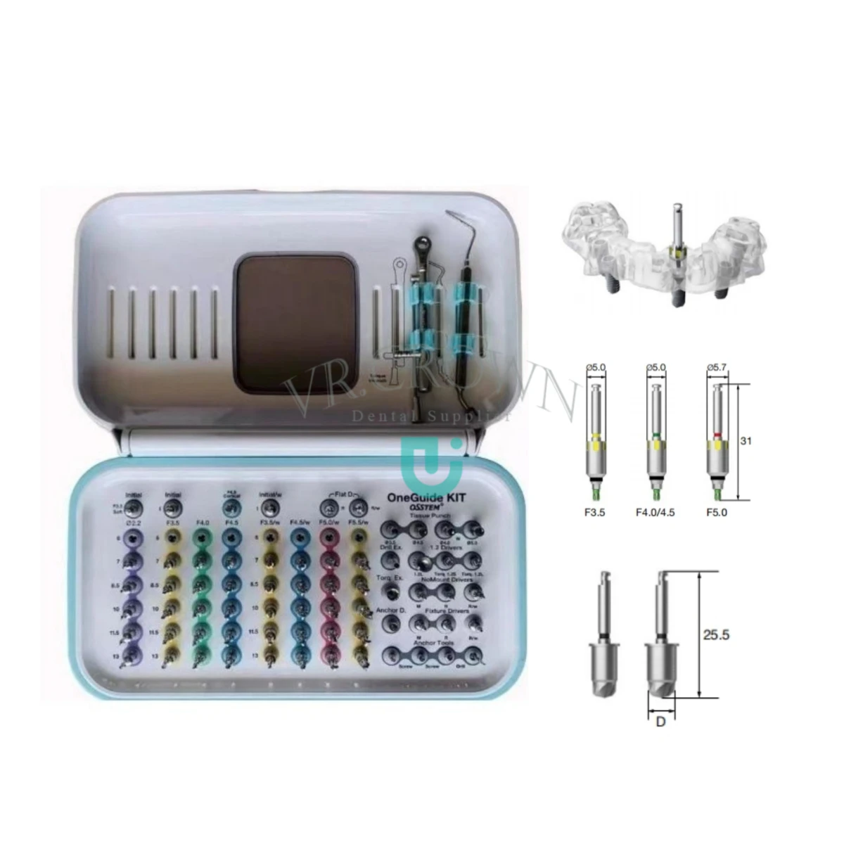 

OneGuide Implant Digital Guiding Kits Computer Guided Surgery Kits Implant Digital Dental Surgical Osstem Original Implant Kits