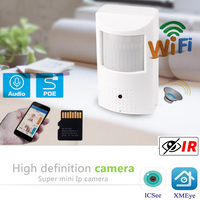 XMEY ICSEE 5MP POE WIFI Audio Camera 940nm Invisible PIR Night Vision HD Mini Indoor LED IR Security CCTV System Video Camera