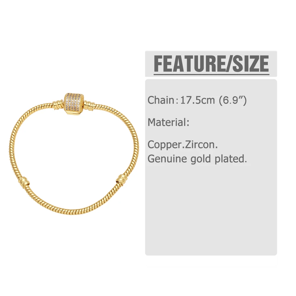 FLOLA Gold Silver Color Snake Chain Bracelets for Women DIY Bracelets Making Dainty Jewelry brtf37