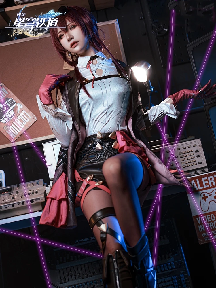 

Kafka Cosplay Costume Game Honkai: Star Rail Anime Women Kafka Role Play Clothing Halloween Carnival Party Sexy Outfit 2025 NEW